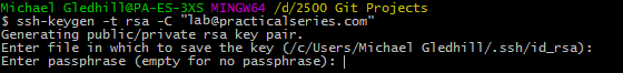 Figure 4.15b - .ssh passphrase